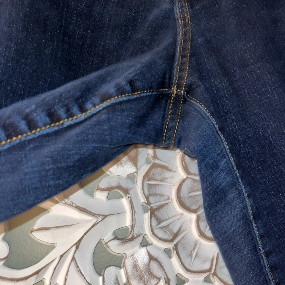 Old Navy The Sweetheart Bootcut Women's Long Dark Wash Blue Denim jeans sz 14R